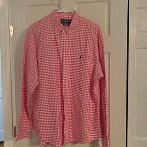 Ralph Lauren Pink Checkered Shirt